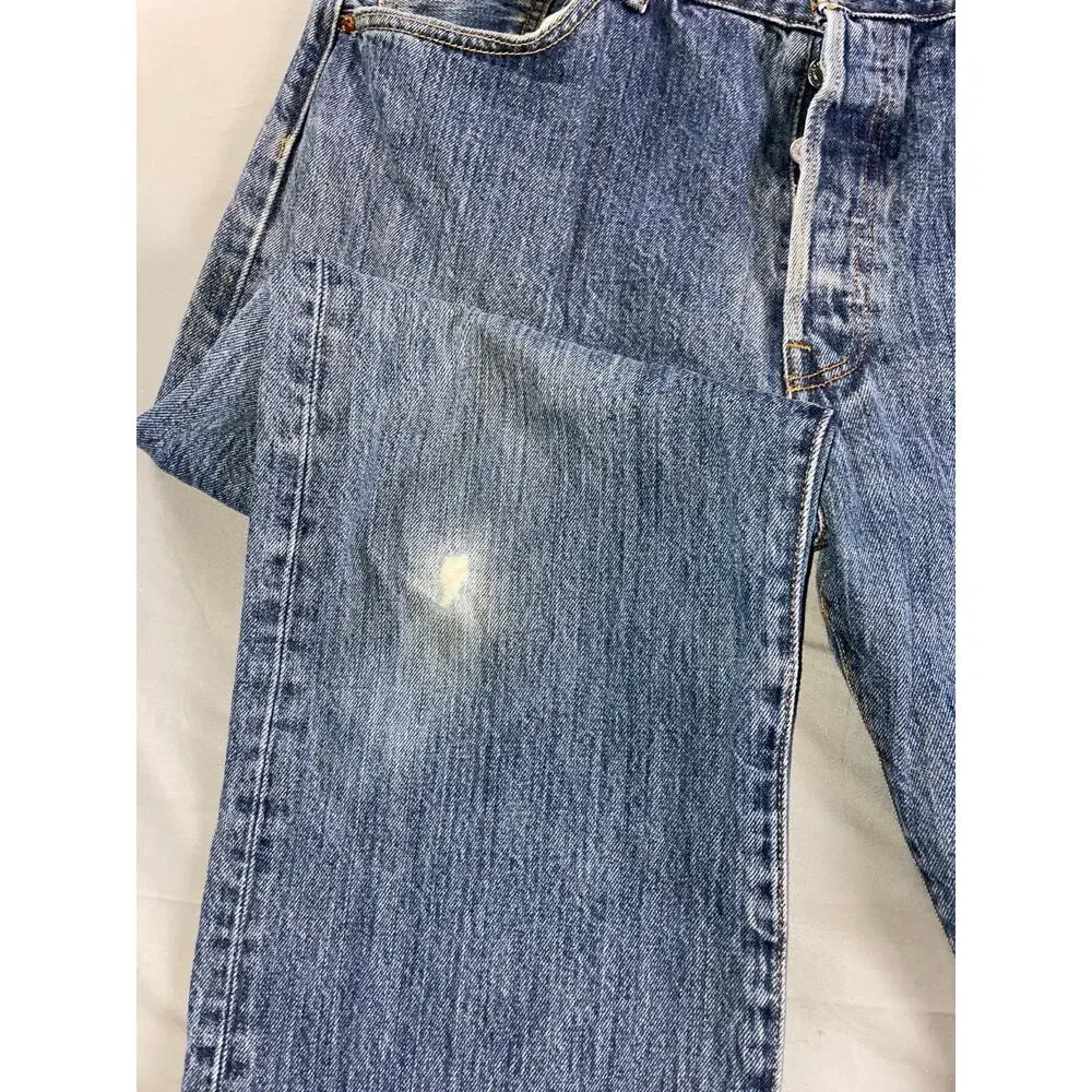 Levi's Vintage 501 Classic Straight Button Fly Denim Jeans. Men's 36X33, GUC!!